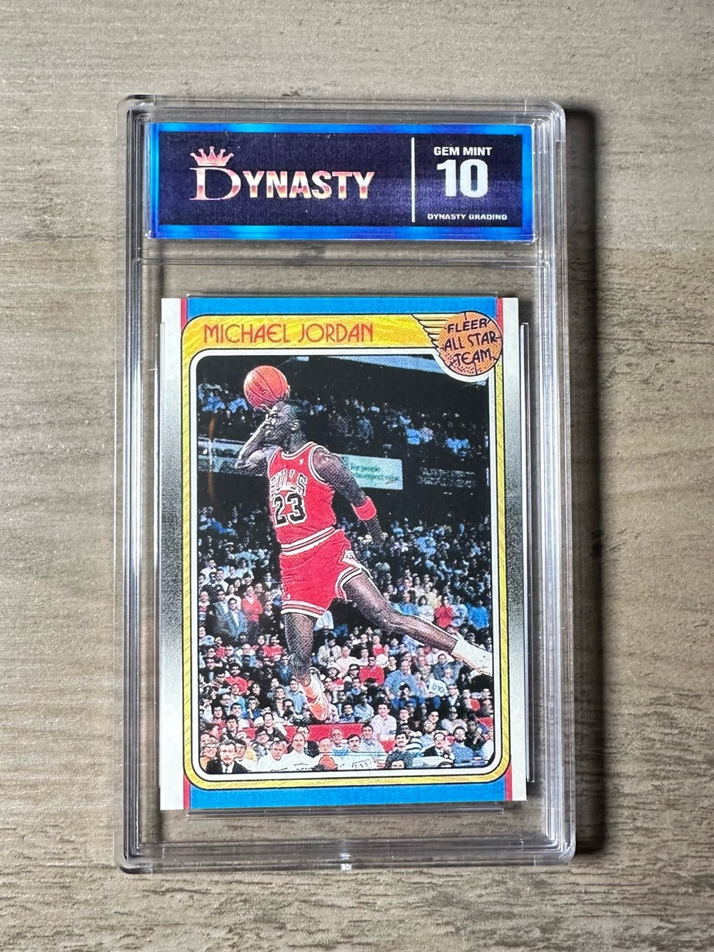Michael Jordan 1988 Fleer All Star #120 Gem Mint 10 Novelty Basketball Card.